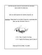 Những khuyết tật của kinh tế hàng hóa và giải pháp khắc phục qua thực tiễn kinh tế nước ta