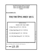 Thị trường hiệu quả