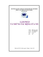 Lạm phát và những tác động của nó