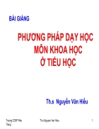 Phương pháp dạy học môn khoa ở tiểu học