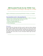 E TOEIC 600 Essential Words for the TOEIC Test Lessons 16 30