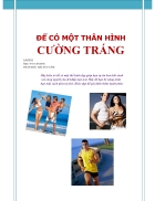 Để có một thân hình cường tráng