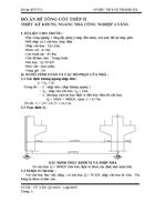 Đồ án bê tông 2 đại học kién trúc hà nội