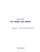 Kỹ thuật lập trình