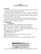 Excel toàn tập Chuong I