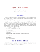 Ôn Thi CAO HỌC ĐSTT hay 2009 1