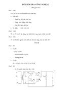 Đề kiểm tra theo giảm tải cn 12