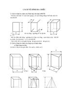 Cách vẽ hình 3 chiều