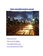 Trắc nghiệm khách quan