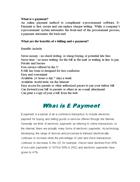 E payment