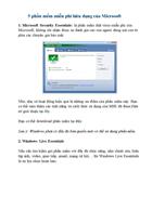 5 phần mềm miễn phí hữu dụng của Microsoft