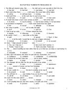 150 câu trắc nghiệm ôn CĐ ĐH hay