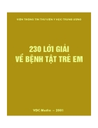 230 loi khuyen ve benh tat cua tre em