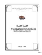 Báo cáo chất lượng kiểm định