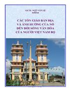 Các tôn giáo bản địa và ảnh hưởng của nó đến đời sống văn hóa cùa người Việt Nam bộ