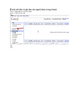 Cách viết thư và gửi thư cho người khác trong Gmail