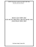 BC xây dựng trường chuẩn quốc gia 2010 2012