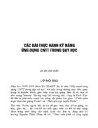 Các bài thực hành kỹ năng ứng dụng CNTT trong dạy học