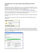 Cap nhat Driver cho may voi Device Doctor