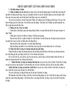 Chuẩnkieenss thức kỹ năng môn toán