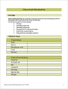 Công cụ dự giờđánh giá giờ học VOOC