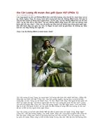 Gia Cát Lượng đã mượn đao giết Quan Vũ 7 doc