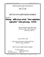 Giải phương trình nghiệm nguyên