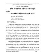 Giải tam giác vuông tam giác