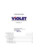 Hướng dẫn sử dụng VIOLET 1 5