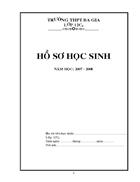 Hồ sơ học sinh