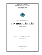 Giáo trình tin học căn bản