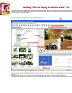 Hướng Dẫn Sử Dụng Proshow Gold 3