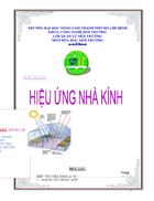 Hiệu ứng nhà kính nguyễn thanh thái