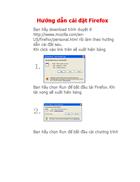 Hướng dẫn cài đặt Fire fox