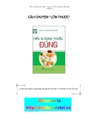 Hiểu và dùng đúng thuốc 1