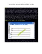 Hướng dẫn viết nhạc bằng phần mêm Encore