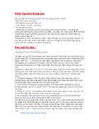 Khóa passwold tập tin