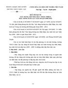 Kế hoạch xây dwngj trwowngf học thiện