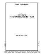 Kế hoach phụ đạo hs yếu năm học 2010 2011