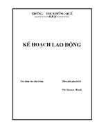 Ke hoach lao dong 2009 2010