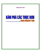 Khám phá các thực đơn trong ms word