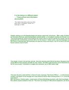 It is lieke being on a diifferent planet