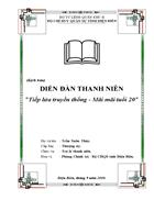 Kịch bản diễn đàn thanh niên