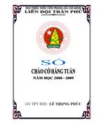 Mẫu sổ chào cờ