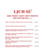 Lịch sử Đội TNTP HCM