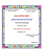 Mau giấy chứng nhận