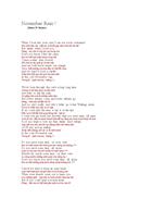 Lyric of November Rain