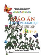 Mẫu bìa giáo án đẹp 1