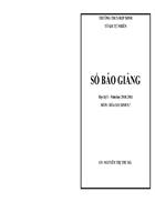 Mãu bìa báo giảng