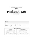 Mẩu phiếu dự giờ 1